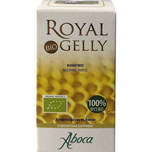 Aboca Royal Gelly Bio Συμπλήρωμα Διατροφής με Βιολογικό Βασιλικό Πολτό για Ενίσχυση της Φυσικής Άμυνας του Οργανισμού, Τόνωση & Ενέργεια 40tabs